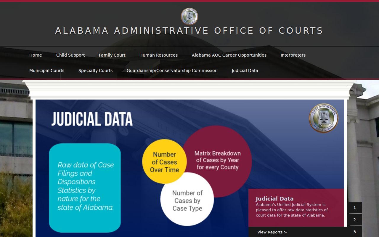 Pickens County court records and Alabama Administrative Office of Courts