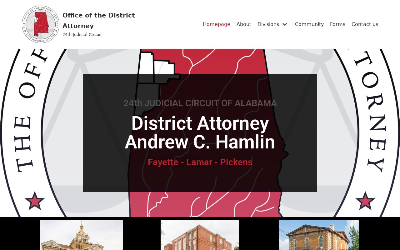 Pickens County criminal court records and 24th Judicial Circuit prosecutor