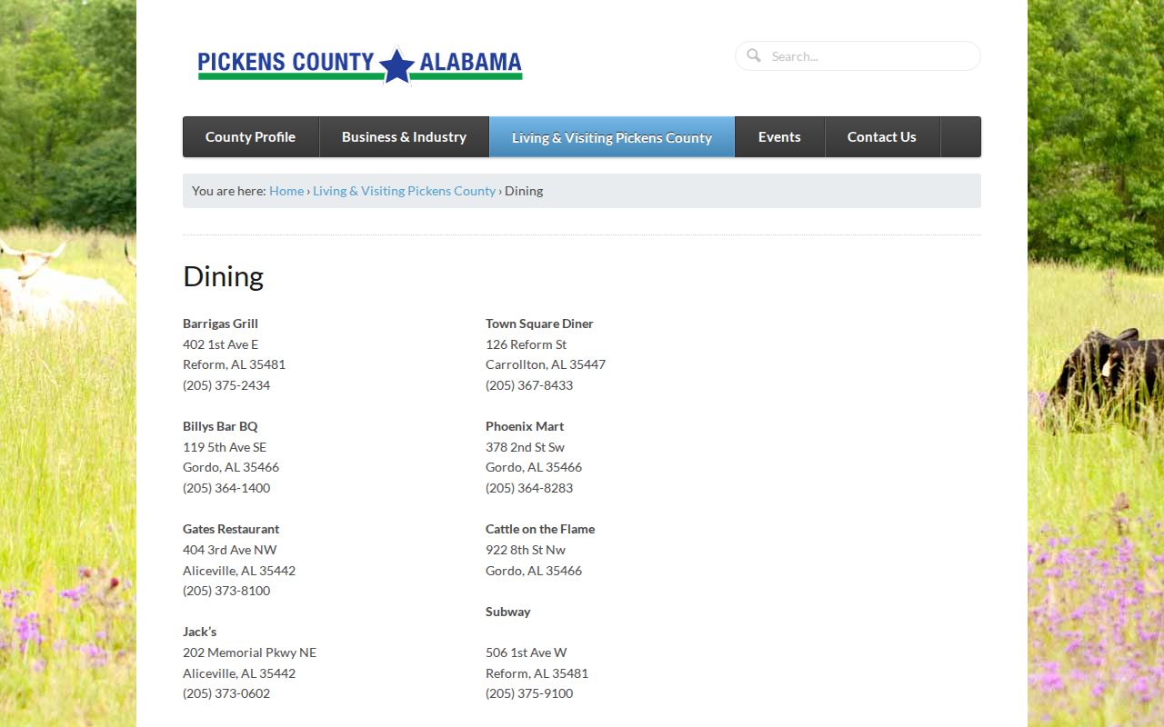 Pickens County court records and Carrollton courthouse visit amenities